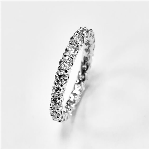 Anello Fanton Gioielli Donna ETERNITY in Oro bianco Diamante 1.46 Ct ANOR-321-52 - ANOR-321-52